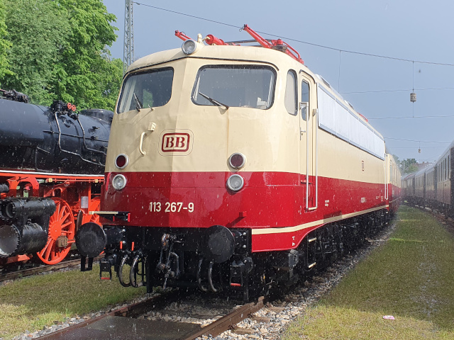 113 im Bayerischen Eisenbahnmuseum Nrdlingen