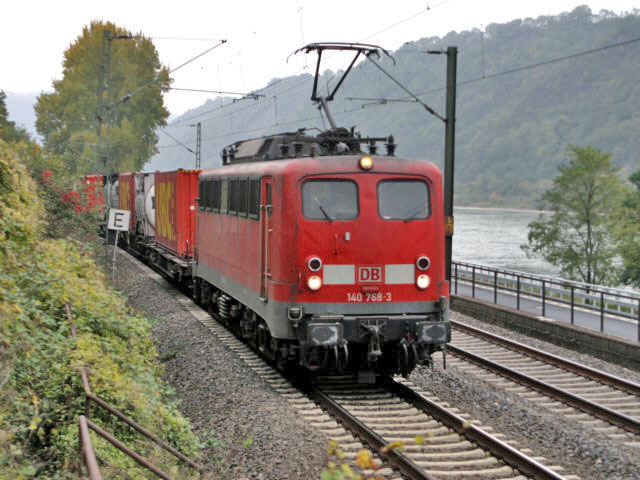 140 rechtsrheinische Strecke n&ouml;rdlich Lorchhausen