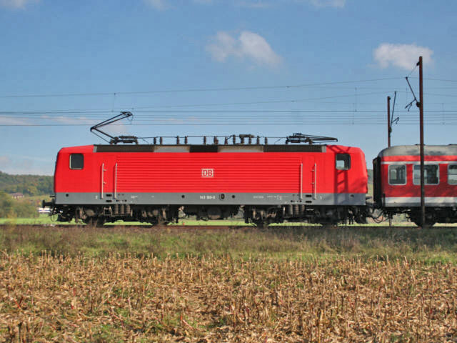 143 auf der Maintalstrecke bei Himmelstadt