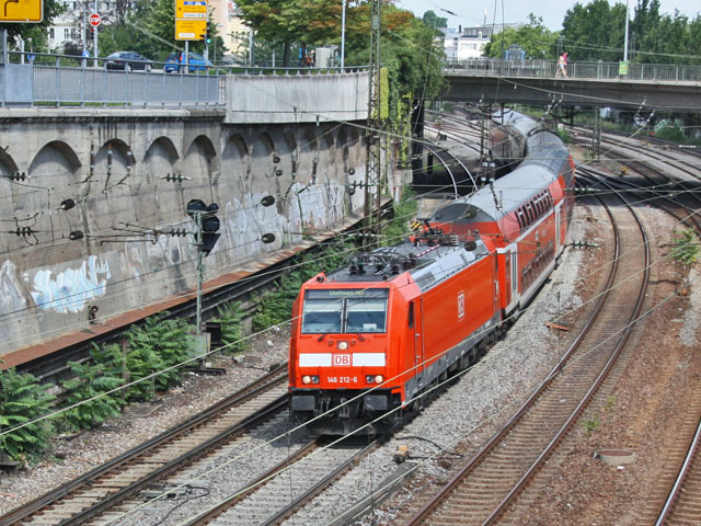 146 s&uuml;dlich des Bhf�s Ludwigsburg