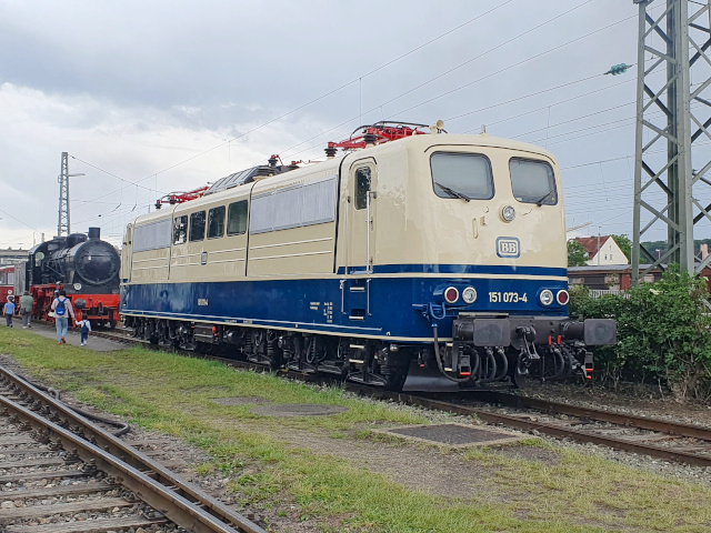151 im Bayerischen Eisenbahnmuseum Nrdlingen