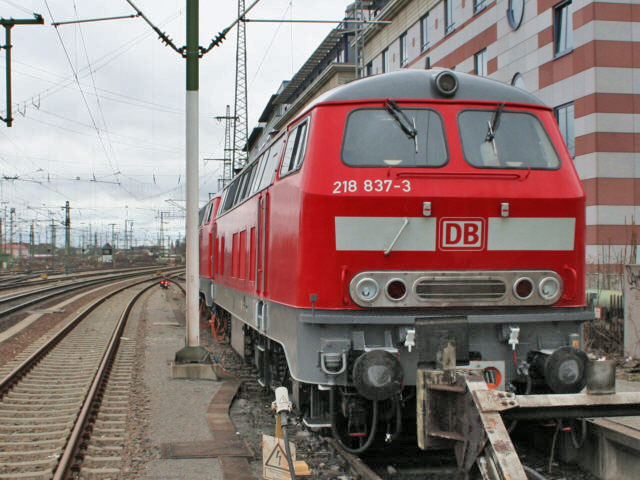 218 im Hbf N&uuml;rnberg