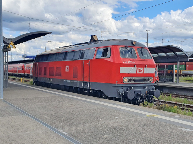 218 im Bhf Hof