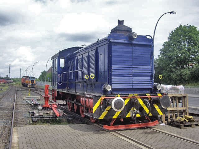 ehm. V36 �im Bhf Bad Nauheim Nord