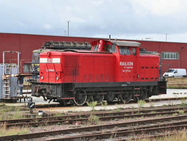 347  im F&auml;hrbahnhof Mukran (R&uuml;gen)