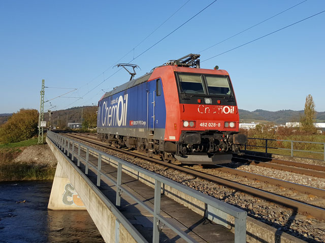 482 auf der Elzbrücke bei Sexau