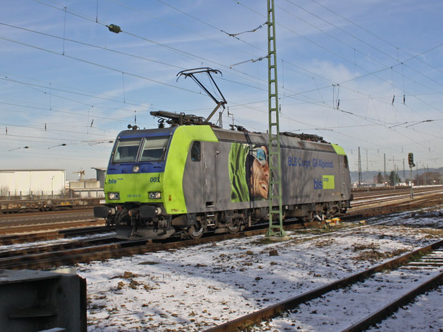 485 �im Güterbahnhof Freiburg