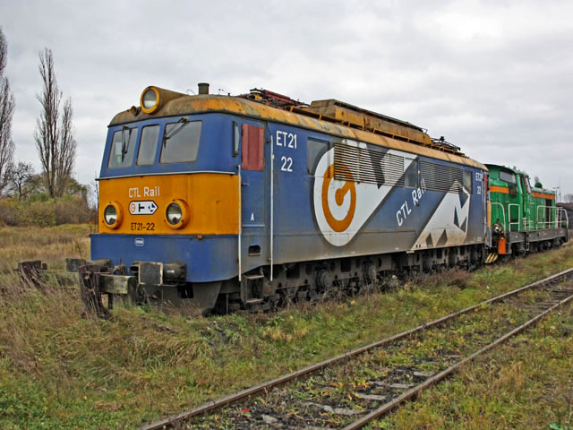 ET21 auf Rangiergleisen von Kostrzyn (K&uuml;strin)