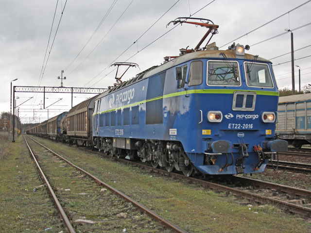 ET22 auf Rangiergleisen von Kostrzyn (K&uuml;strin)