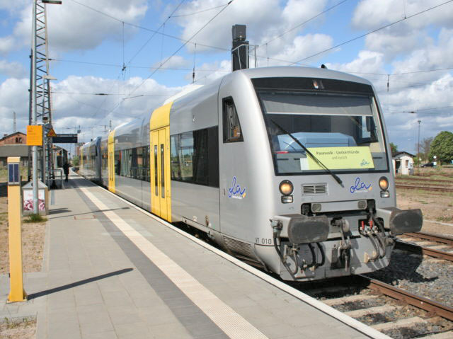 VT010 �im Bhf Pasewalk