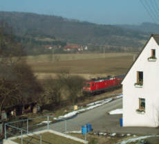 Blick vom Schreibtisch